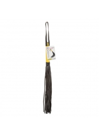 Черная плеть с желтой рукоятью Boundless Flogger - 69,25 см. - California Exotic Novelties - купить с доставкой в Новочеркасске