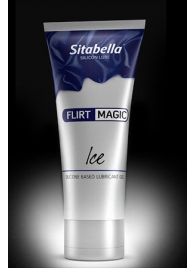 Силиконовая гель-смазка FLIRT MAGIC Ice с лёгким пролонгирующим эффектом - 75 мл. - Sitabella - купить с доставкой в Новочеркасске