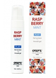 Возбуждающий гель Raspberry Mint с ароматом малины и мяты - 15 мл. - Exsens - купить с доставкой в Новочеркасске