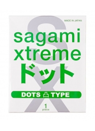 Презерватив Sagami Xtreme Type-E с точками - 1 шт. - Sagami - купить с доставкой в Новочеркасске