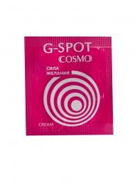 Стимулирующий интимный крем для женщин Cosmo G-spot - 2 гр. - Биоритм - купить с доставкой в Новочеркасске