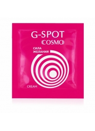 Стимулирующий интимный крем для женщин Cosmo G-spot - 2 гр. - Биоритм - купить с доставкой в Новочеркасске