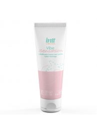 Лубрикант на водной основе Vibe Sensation с клубничным вкусом и легким вибрирующим эффектом - 50 гр. - INTT - купить с доставкой в Новочеркасске