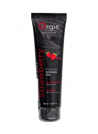 Интимный гель на водной основе Lube Tube Strawberry с клубничным вкусом - 100 мл. - ORGIE - купить с доставкой в Новочеркасске