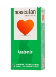 Презервативы анатомической формы Masculan Anatomic - 10 шт. - Masculan - купить с доставкой в Новочеркасске