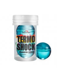 Интимный гель Termo Shock Hot Ball с разогревающе-покалывающим эффектом (2 шарика по 3 гр.) - HotFlowers - купить с доставкой в Новочеркасске