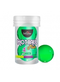 Лубрикант на силиконовой основе Hot Ball Plus с покалывающим эффектом (2 шарика по 3 гр.) - HotFlowers - купить с доставкой в Новочеркасске