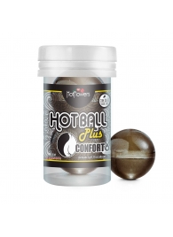 Анальный лубрикант на масляной основе Hot Ball Plus Conforto (2 шарика по 3 гр.) - HotFlowers - купить с доставкой в Новочеркасске