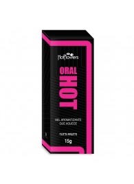 Гель для оральных ласк Oral Hot с согревающим эффектом - 15 гр. - HotFlowers - купить с доставкой в Новочеркасске