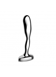 Стальной стимулятор простаты Stainless Steel Prostate Plug - 11,5 см. - b-Vibe - в Новочеркасске купить с доставкой