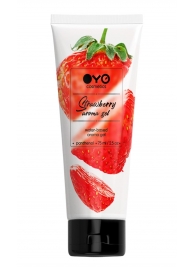 Лубрикант на водной основе OYO Aroma Gel Strawberry с ароматом клубники - 75 мл. - OYO - купить с доставкой в Новочеркасске