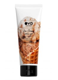 Лубрикант на водной основе OYO Aroma Gel Ice Cream с ароматом пломбира - 75 мл. - OYO - купить с доставкой в Новочеркасске