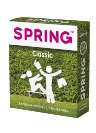 Классические презервативы SPRING CLASSIC - 3 шт. - SPRING - купить с доставкой в Новочеркасске