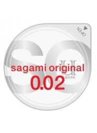 Ультратонкий презерватив Sagami Original - 1 шт. - Sagami - купить с доставкой в Новочеркасске