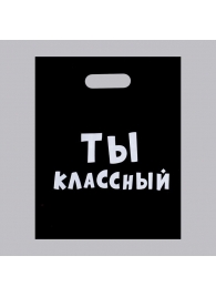 Пакет «Ты классный» - 31 х 40 см. - Сима-Ленд - купить с доставкой в Новочеркасске