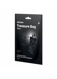 Черный мешочек для хранения игрушек Treasure Bag L - Satisfyer - купить с доставкой в Новочеркасске