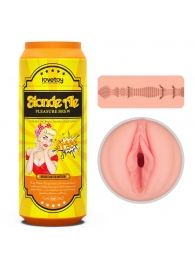 Телесный мастурбатор-вагина Pleasure Brew Masturbator-Blond Ale в банке - Lovetoy - в Новочеркасске купить с доставкой