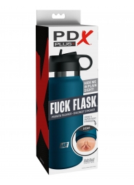 Мастурбатор-вагина в синей колбе F*ck Flask - Pipedream - в Новочеркасске купить с доставкой