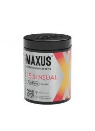 Анатомические презервативы MAXUS Sensual - 15 шт. - Maxus - купить с доставкой в Новочеркасске