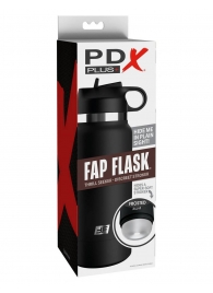 Черный мастурбатор в виде бутылки Fap Flask - Pipedream - в Новочеркасске купить с доставкой