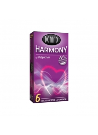 Презервативы с рёбрышками Domino Harmony - 6 шт. - Domino - купить с доставкой в Новочеркасске