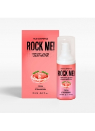 Жидкий вибратор Nuei Rock Me! с ароматом клубники - 20 мл. - Nuei cosmetics - купить с доставкой в Новочеркасске