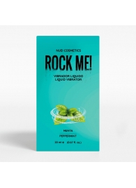 Жидкий вибратор Nuei Rock Me! с ароматом мяты - 20 мл. - Nuei cosmetics - купить с доставкой в Новочеркасске