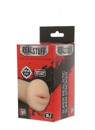 Нежный мастурбатор-ротик REALSTUFF 5INCH MASTURBATOR BJ - Dream Toys - в Новочеркасске купить с доставкой