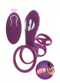 Фиолетовая эрекционная вибронасадка Halo Halo C-Ring Sleeve - Toy Joy - в Новочеркасске купить с доставкой