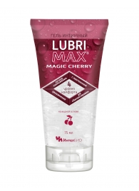 Интимный гель-смазка на водной основе Lubrimax Magic Cherry - 75 мл. - ИнтелБИО - купить с доставкой в Новочеркасске