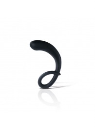 Черный массажер простаты Curving Curt - 13 см. - MyStim - купить с доставкой в Новочеркасске