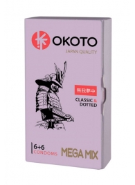 Презервативы OKOTO Mega Mix - 12 шт. - Sitabella - купить с доставкой в Новочеркасске