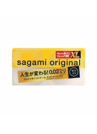 Презервативы увеличенного размера Sagami Original 0.02 XL-size - 12 шт. - Sagami - купить с доставкой в Новочеркасске