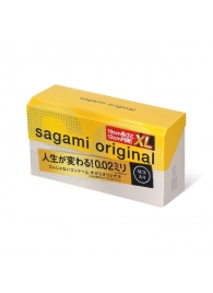 Презервативы увеличенного размера Sagami Original 0.02 XL-size - 12 шт. - Sagami - купить с доставкой в Новочеркасске