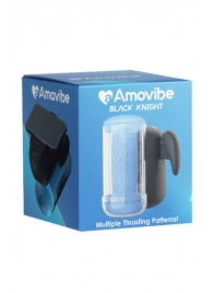 Инновационный робот-мастурбатор Black Knight с функцией пенетрации - Amovibe - в Новочеркасске купить с доставкой