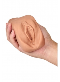 Маструбатор-вагина с вибрацией Soft   Wet Renata Realistic Tan Masturbator - Blush Novelties - в Новочеркасске купить с доставкой