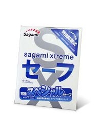 Презерватив Sagami Xtreme Ultrasafe с двойным количеством смазки - 1 шт. - Sagami - купить с доставкой в Новочеркасске