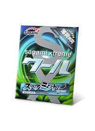 Презерватив Sagami Xtreme Mint с ароматом мяты - 1 шт. - Sagami - купить с доставкой в Новочеркасске