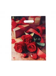 Пакет с принтом в виде роз (31х40 см) - Сима-Ленд - купить с доставкой в Новочеркасске