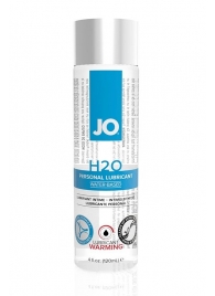 Возбуждающий лубрикант на водной основе JO Personal Lubricant H2O Warming - 120 мл. - System JO - купить с доставкой в Новочеркасске