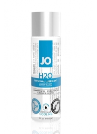 Охлаждающий лубрикант на водной основе JO Personal Lubricant H2O COOLING - 60 мл. - System JO - купить с доставкой в Новочеркасске