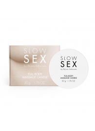 Массажная свеча для всего тела Slow Sex - 50 гр. - Bijoux Indiscrets - купить с доставкой в Новочеркасске