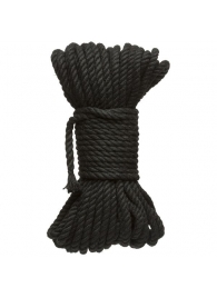 Черная верёвка для связывания и фиксации Bind Tie - 15,24 м. - Doc Johnson - купить с доставкой в Новочеркасске