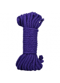 Фиолетовая верёвка для связывания и фиксации Bind Tie - 9,14 м. - Doc Johnson - купить с доставкой в Новочеркасске