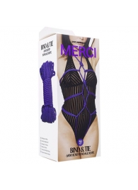 Фиолетовая верёвка для связывания и фиксации Bind Tie - 15,24 м. - Doc Johnson - купить с доставкой в Новочеркасске