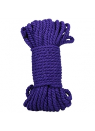 Фиолетовая верёвка для связывания и фиксации Bind Tie - 15,24 м. - Doc Johnson - купить с доставкой в Новочеркасске