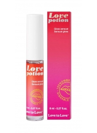 Возбуждающий блеск для губ Love Potion - 8 мл. - Love to Love - купить с доставкой в Новочеркасске