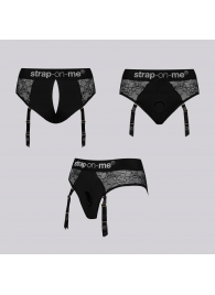 Трусики для фиксации насадок Strap-on-me Harness Lingerie Diva XS - Strap-on-me - купить с доставкой в Новочеркасске