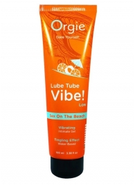 Гель с эффектом вибрации Lube Tube Vibe Low Sex On The Beach - 100 мл. - ORGIE - купить с доставкой в Новочеркасске