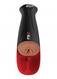 Мастурбатор-вагина в колбе с вибрацией Fuck-O-Matic Pro XL - Pipedream - в Новочеркасске купить с доставкой